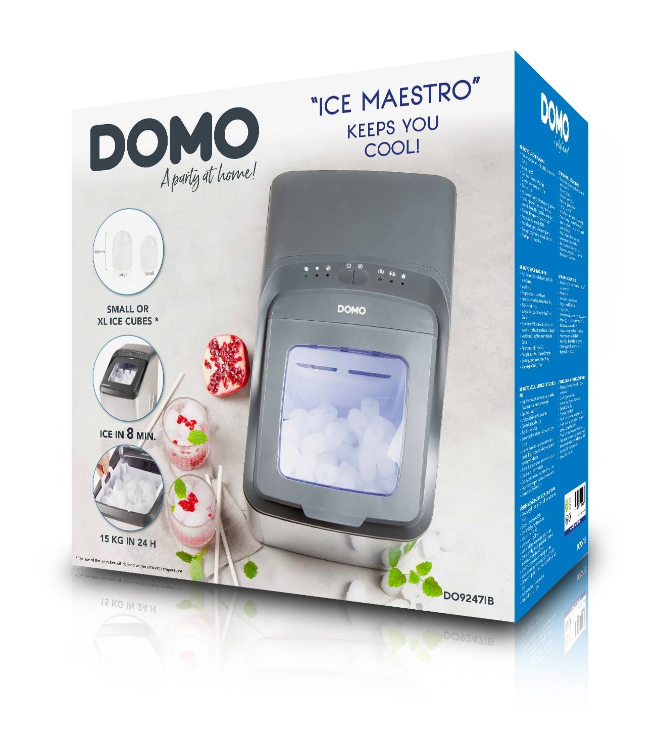 Fabrique à glaçons Domo Machine à glaçons Maestro Pro 2.8 l