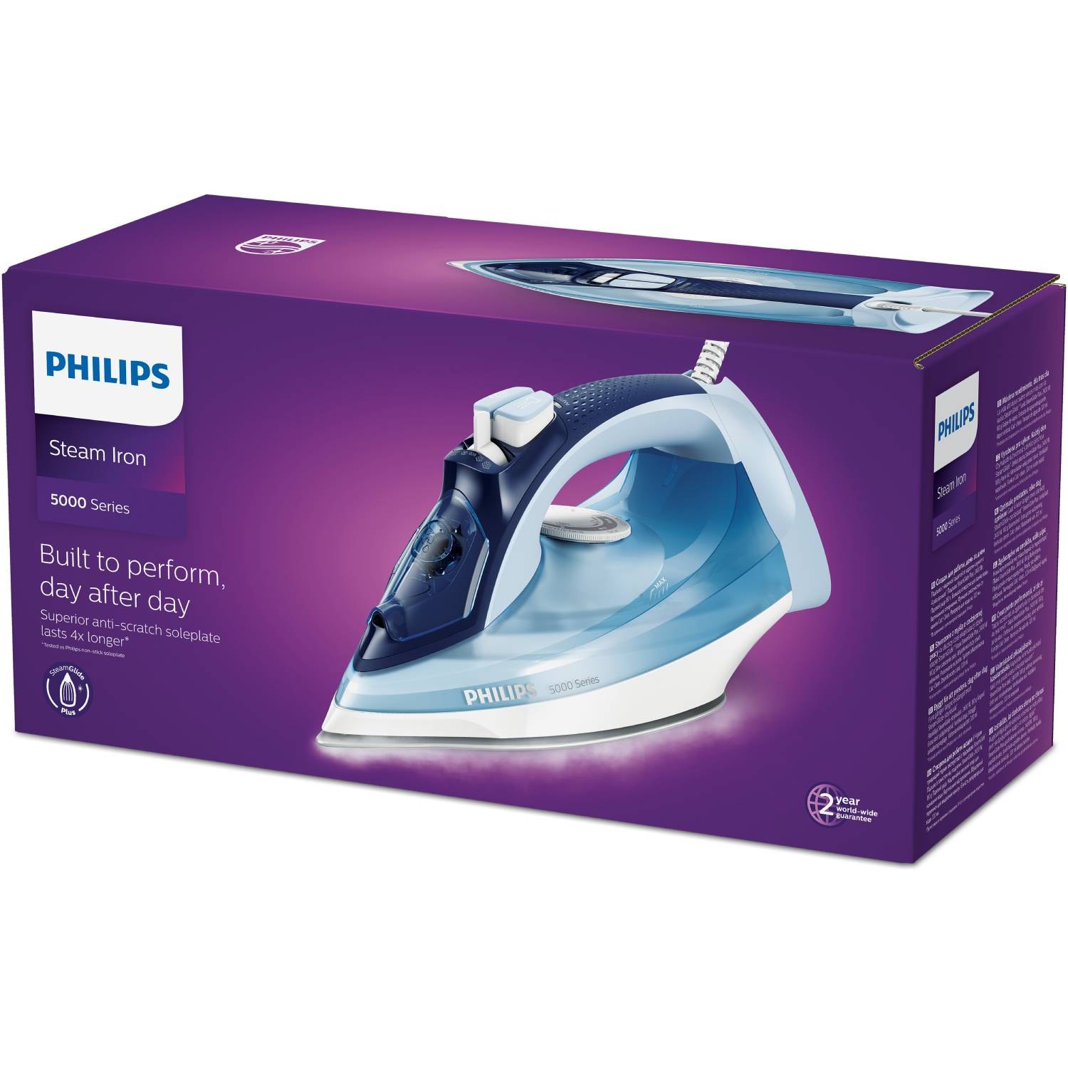 Fer à repasser vapeur 2800w 50g/mn vert Philips DST7031/70 - Fer à