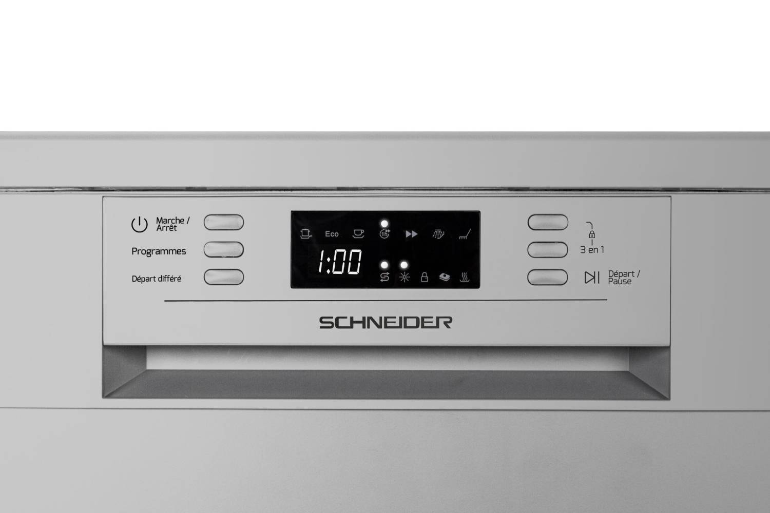Schneider SCDW1446IDBM - Lave-vaisselle - largeur : 60 cm - profondeur : 60  cm - hauteur : 85 cm - noir mat - Achat & prix