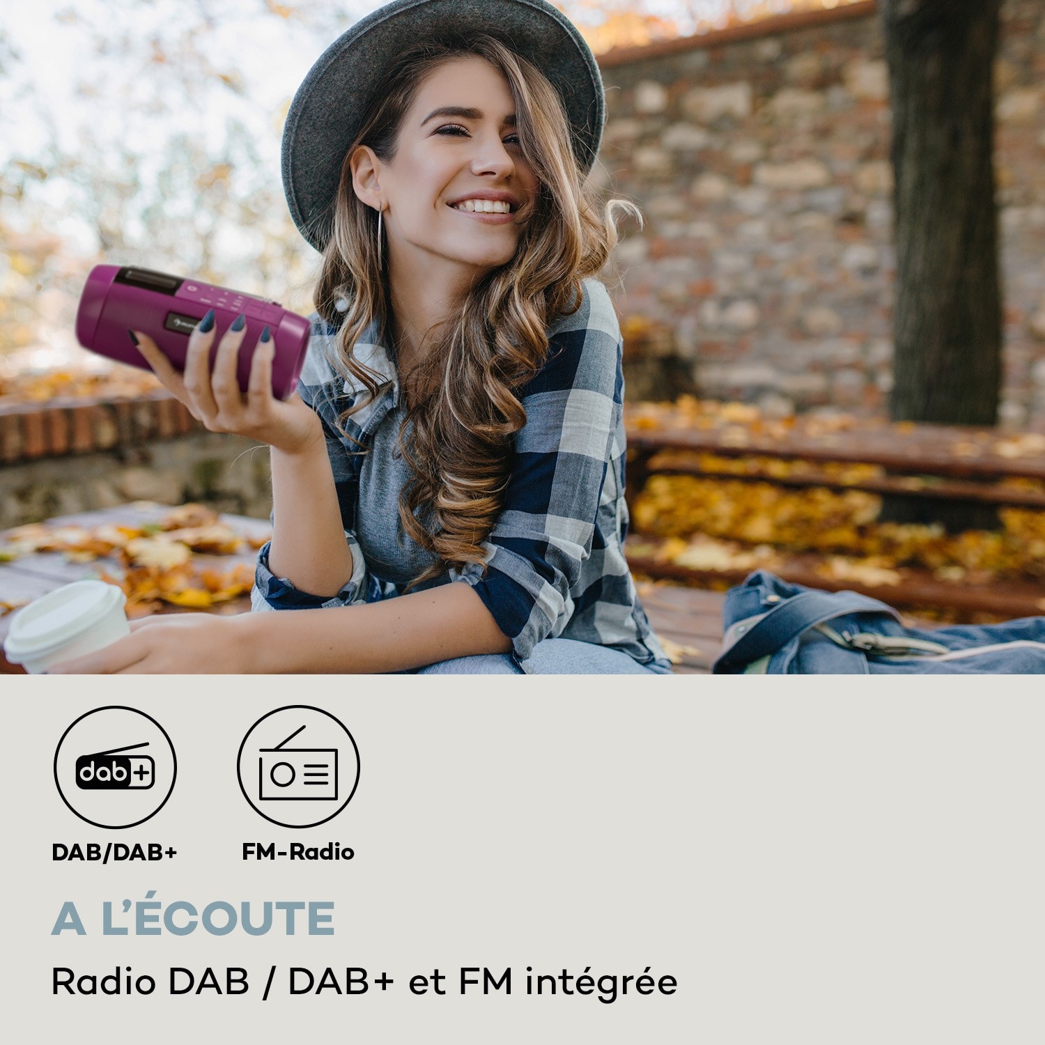 ENCEINTE BLUETOOTH NOMADE -TUNER: FM/DAB+ -RDS:OUI GRUNDIG