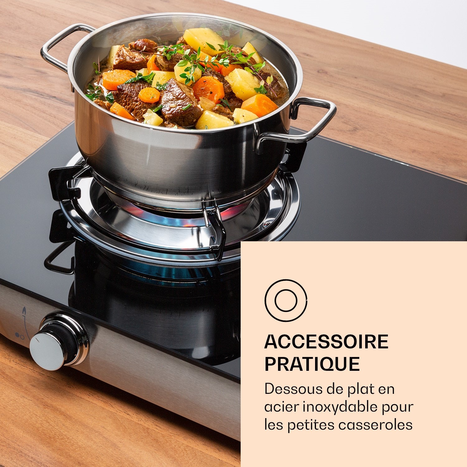 Plaque de cuisson klarstein barzona réchaud de camping 2 brûleurs