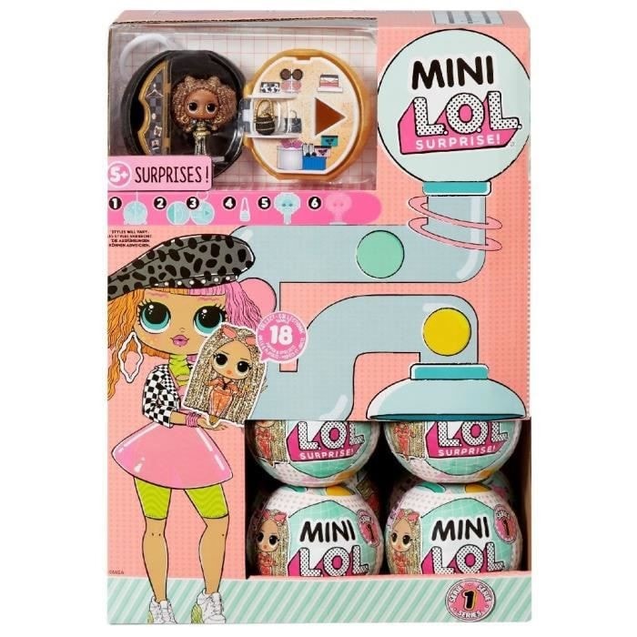L.O.L. Surprise!- OMG Mini Assortiment ALÉATOIRE - Réplique Miniature d'Une  poupée Mannequin