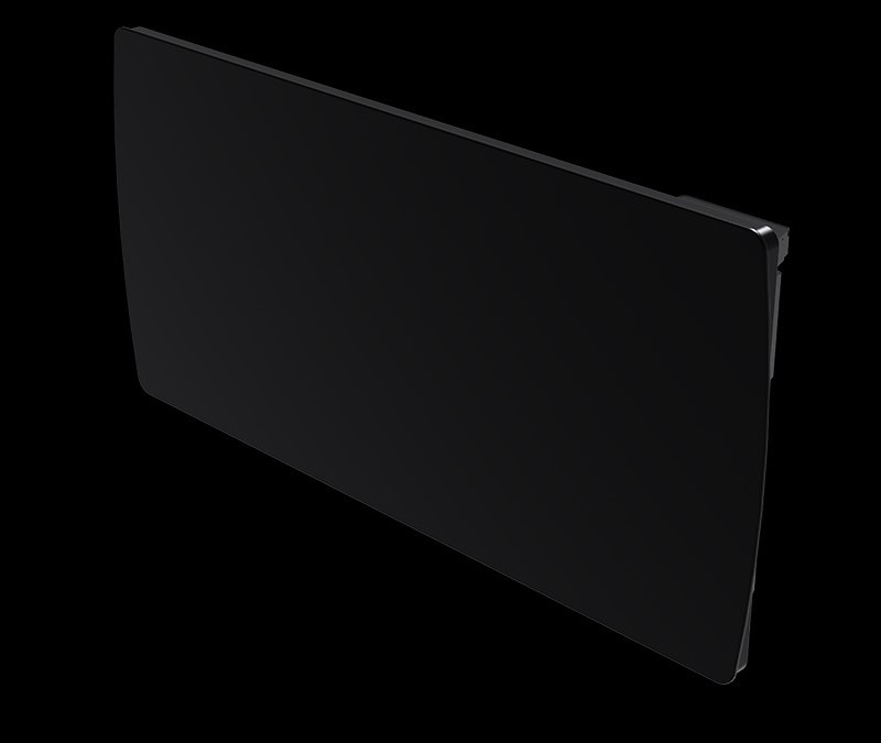 Carrera - Radiateur inertie ceramique verre LCD 2000W noir