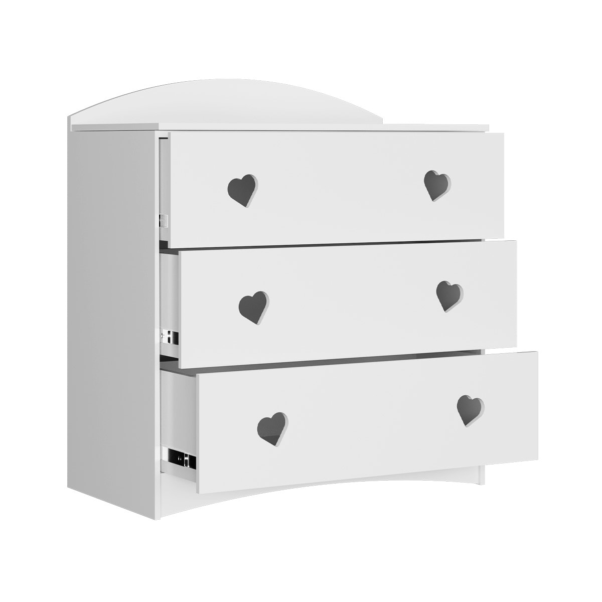 KOCOT KIDS Chambre complète lit bébé 60x120 commode 3 tiroirs et armoire 2  portes Victor - Blanc et Chêne pas cher 