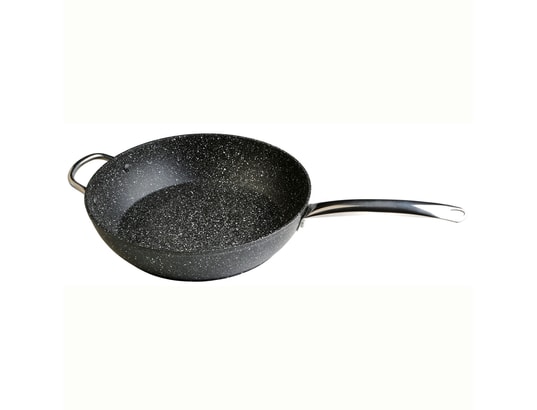 Poêle à Paella WECOOK! Granite 46cm - Induction, 12 Portions, Antiadhésif Sans PFOA