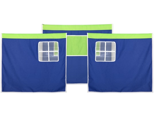 Rideau pour lit FLEXA Rideau pour lit bleu/vert Pas Cher | UBALDI.com Rideau pour lit FLEXA Rideau pour lit bleu/vert Pas Cher | UBALDI.com