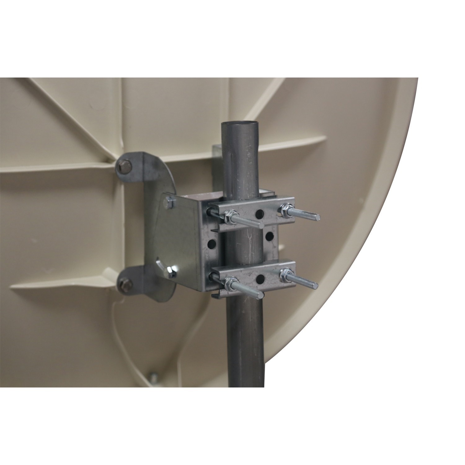 Antenne Parabolique Fibre De Verre SMC 100 Cm - Support 1 LNB Inclus, Sans LNB - HD4K
