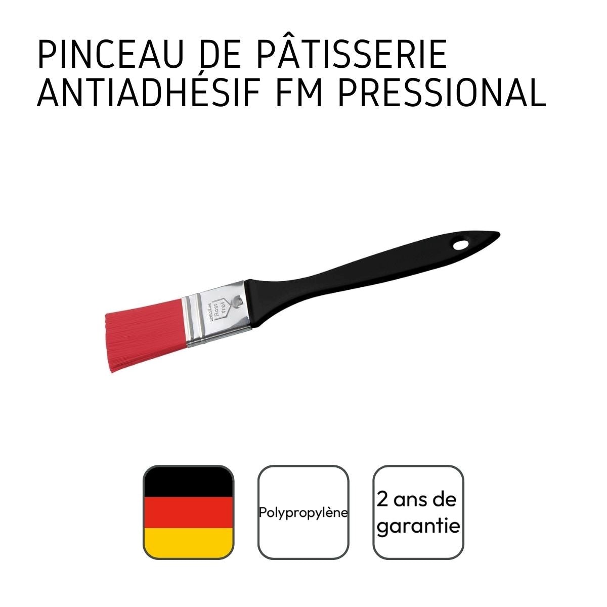 Pinceau pâtisserie antiadhésif - FM Professional