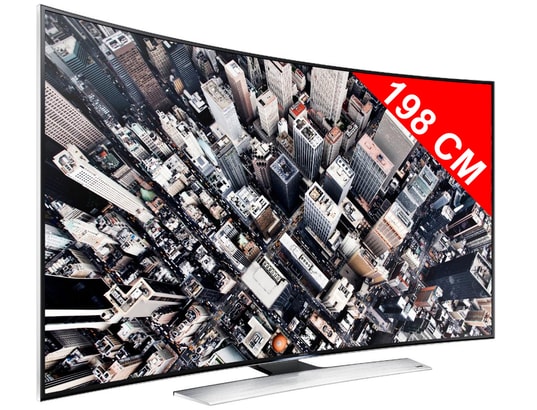 SAMSUNG - TV LED 4K incurvé 3D 198 cm UE78HU8500 (incurvé)