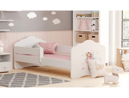 Lit enfant Kobi Lit enfant Ines + tiroir de rangement - 160x80 cm