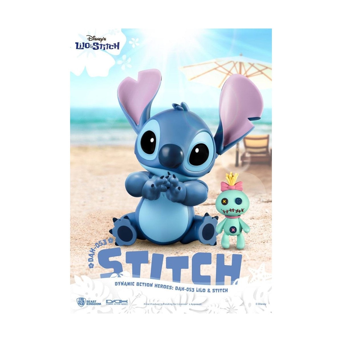 Lilo & stitch - figurine dynamic action heroes 1/9 stitch 18 cm BEAST  KINGDOM TOYS Pas Cher 
