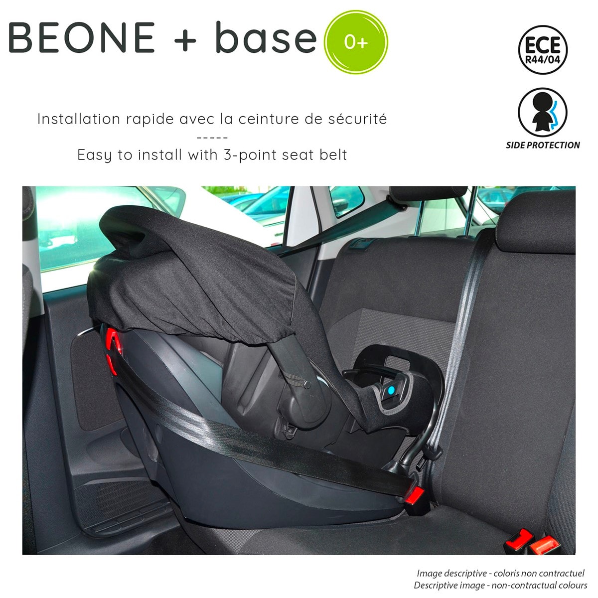 Nania Siège auto BEONE groupe 0+ (0-13kg) Linea gris - Achat