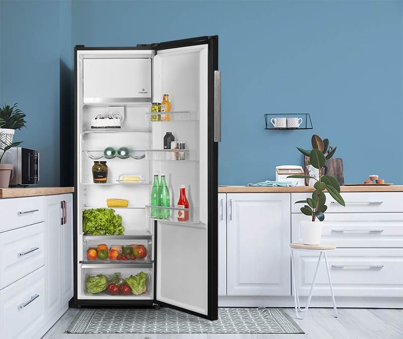 Réfrigérateur 1 porte avec freezer 330 L blanc - SCODF335W - Schneider
