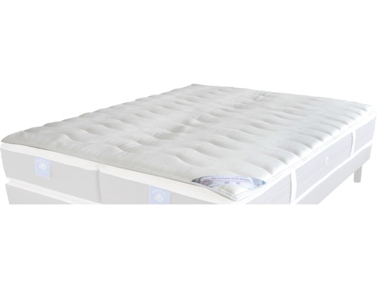 Ensemble Matelas Sommier 200 x 200 DUVIVIER Lit Gala luxe 200x200 surmatelas  visco