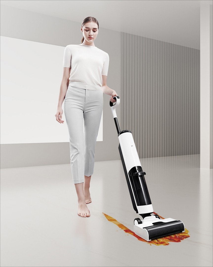 Xiaomi osotek h100 pro blanc aspirateur 4 en 1 balais sans fil intelligent 3 modes nettoyage