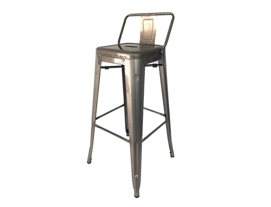 Chaise Coiffeuse Moderne Métal Et Laine D’agneau – Tabouret Avec Dossier, 6 Couleurs – 40x44x74 Cm – Rose