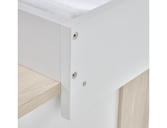 Table à langer Nunila en panneaux MDF blanc 72 x 55 cm