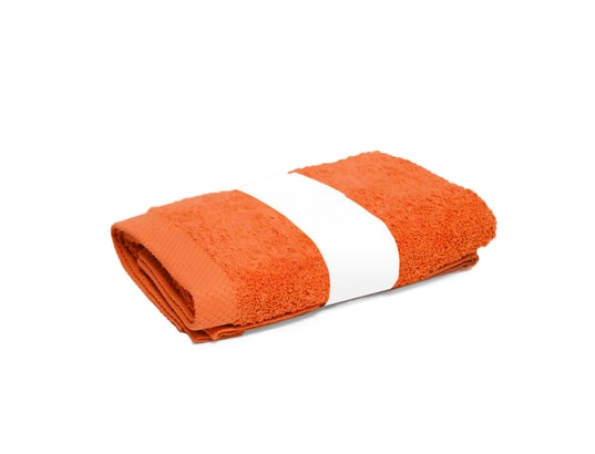 Drap de bain 100x150cm coton uni Pure orange