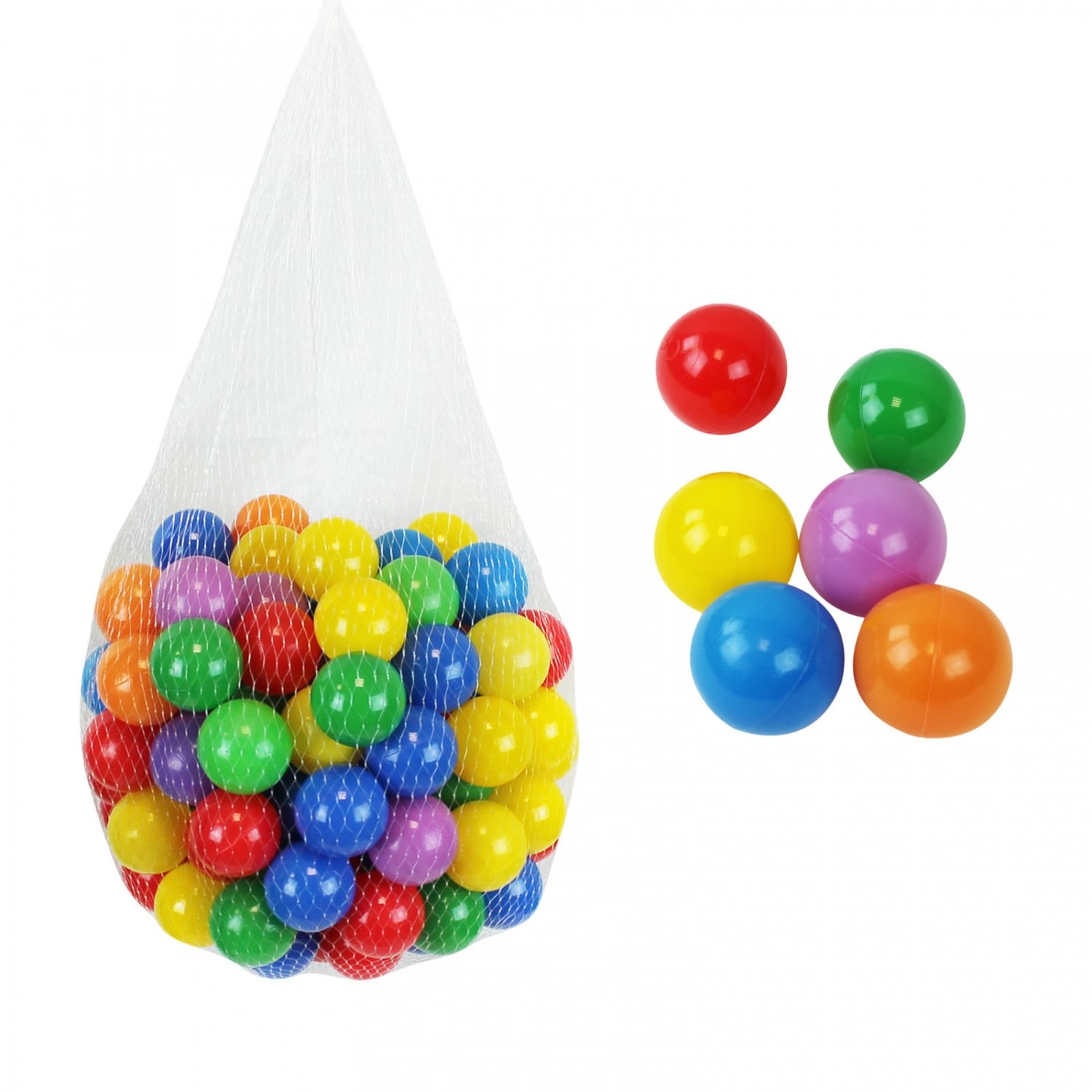 100 à 200 Balles Multi-couleurs et Piscine à Balles