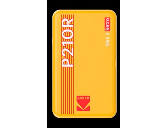 Imprimante Photo Kodak Mini Retro 2 - Format Carte De Crédit - Bluetooth, Batterie Lithium - 8 Photos Incluses