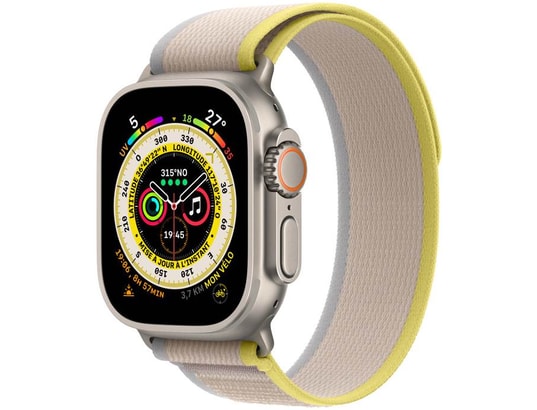 Montre connect e APPLE Apple Watch Ultra GPS Cell 49mm TI YLW B