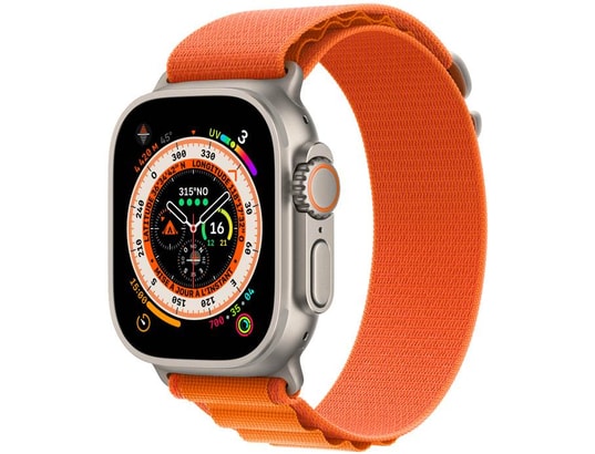 Montre connectée APPLE Apple Watch Ultra GPS + Cel, 49mm TI ORANGE