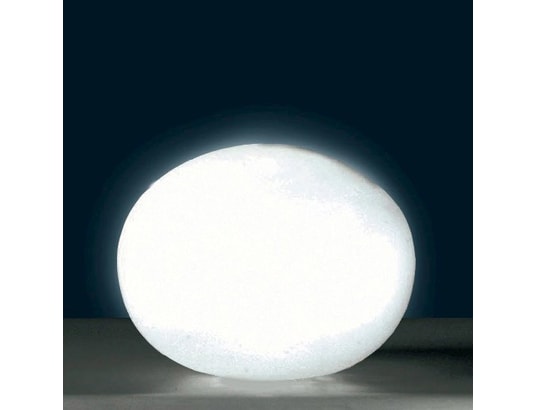 Lampe à poser boule en verre Glas oval SOMPEX