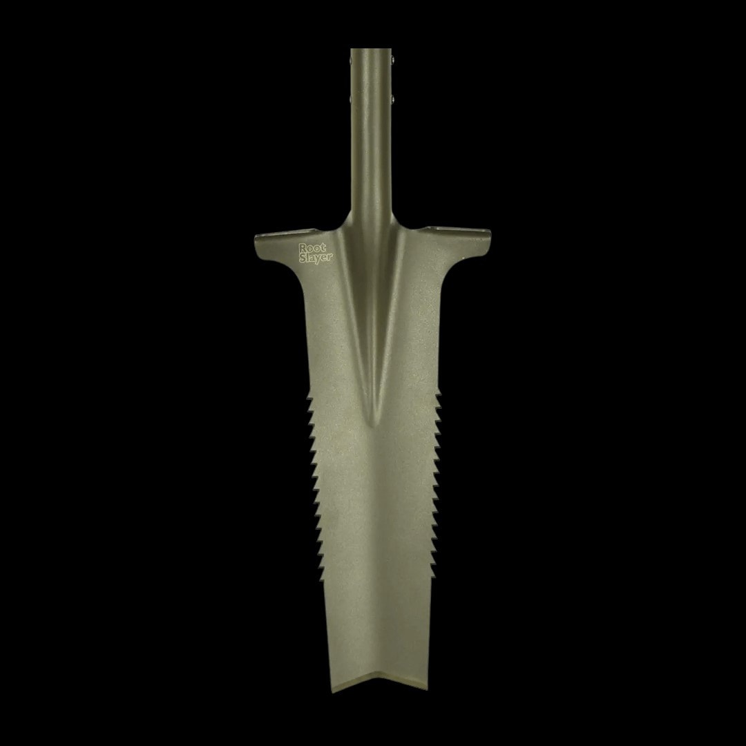 Pelle à manche allongé XL - lame en V - ROOTSLAYER - VENTEO - dents ultra  aiguisées en acier de