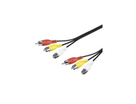 Vente Câble De Connexion Av 3x Rca Plug Vers 3x Rca Plug 2 0m Cablage Universel Ma 59ca80 Cabl Bfzkm Moins Cher