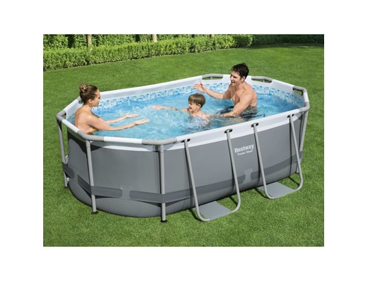 Bestway Piscine Hors Sol Power Steel Ovale X X Cm Bestway Pas