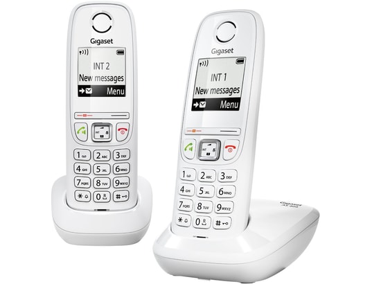 Téléphone sans fil Gigaset Téléphone sans fil duo dect blanc avec répondeur  gigacl660aduoblanc
