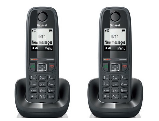 Gigaset AS405 Duo Téléphone sans Fil DECT/GAP Noir [Version