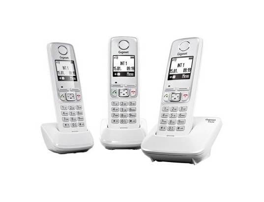 Gigaset - Gigaset AS405 Duo Téléphone fixe DECT/GAP Blanc