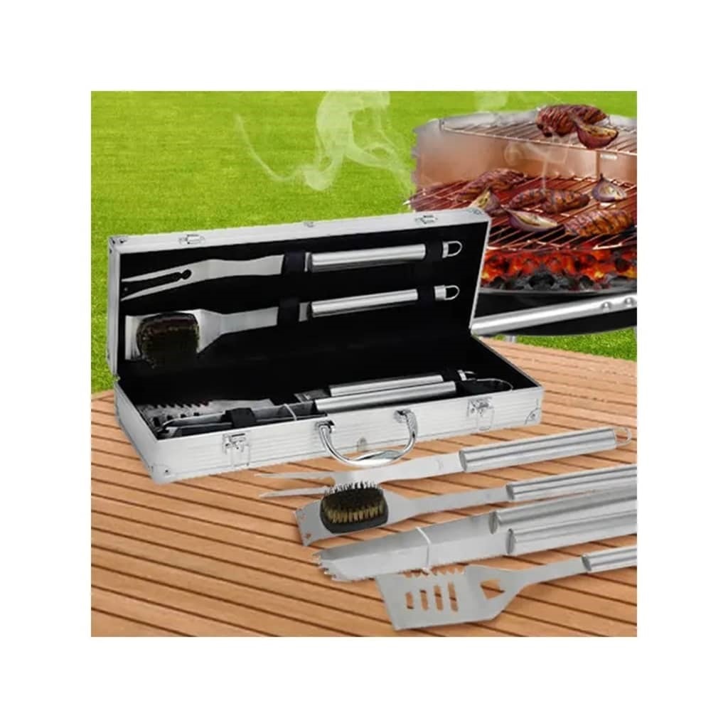 Ensemble D'outils De Barbecue : Fourchette De BBQ, Pinces, Gril