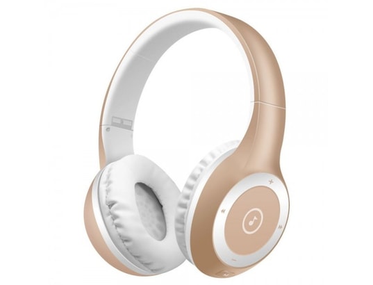 Alpexe Ma 73ca211casq K2nja Casque Bluetooth Doré Cuir 3d Sport
