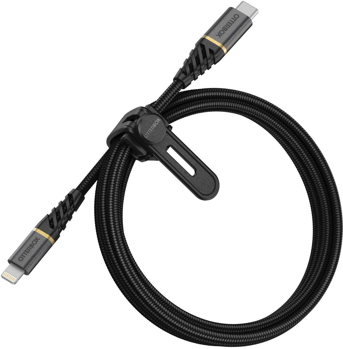 Câble USB OTTERBOX Cable USB C-Lightning 1M USB-PD Black Pas Cher 