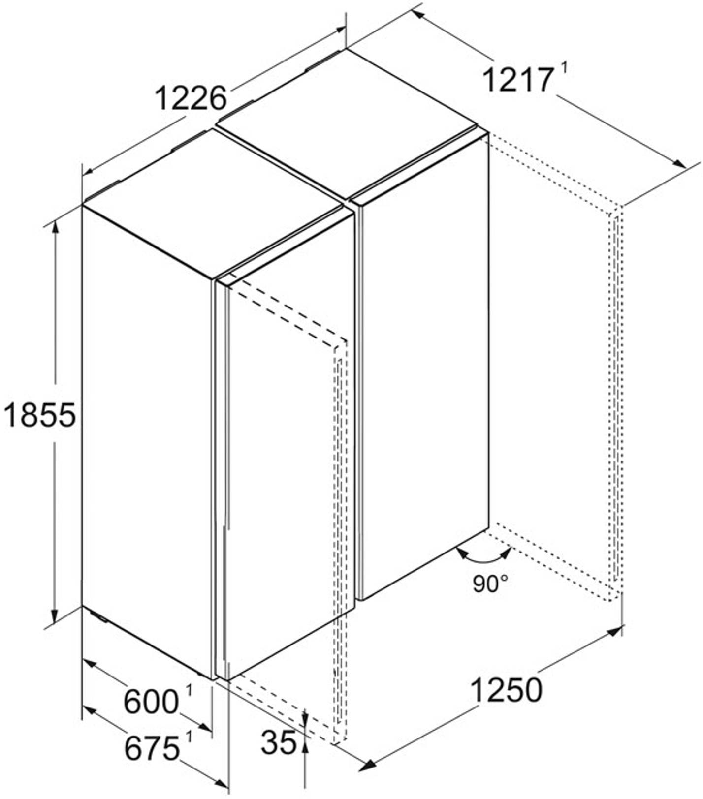 Réfrigérateur Américain LIEBHERR XRFBD5220-20 BioFresh