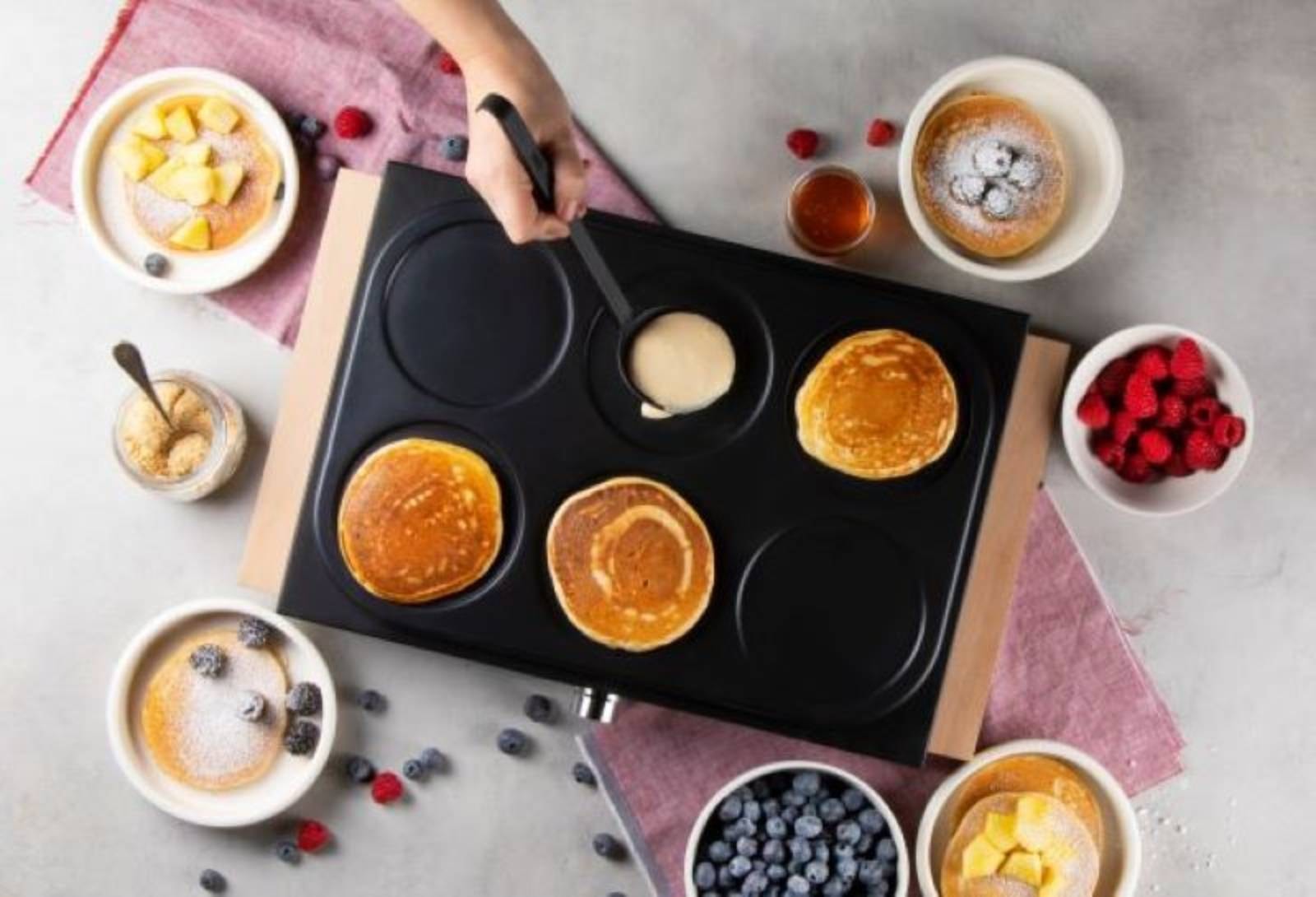 DOMO PANCAKE MAKER EMOJI Appareil à pancakes revêtement anti