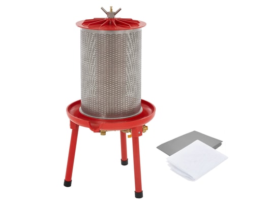 Presse-fruits à Vis En Acier Inoxydable 14 Litres Facile à Nettoyer - 51279 - Maison