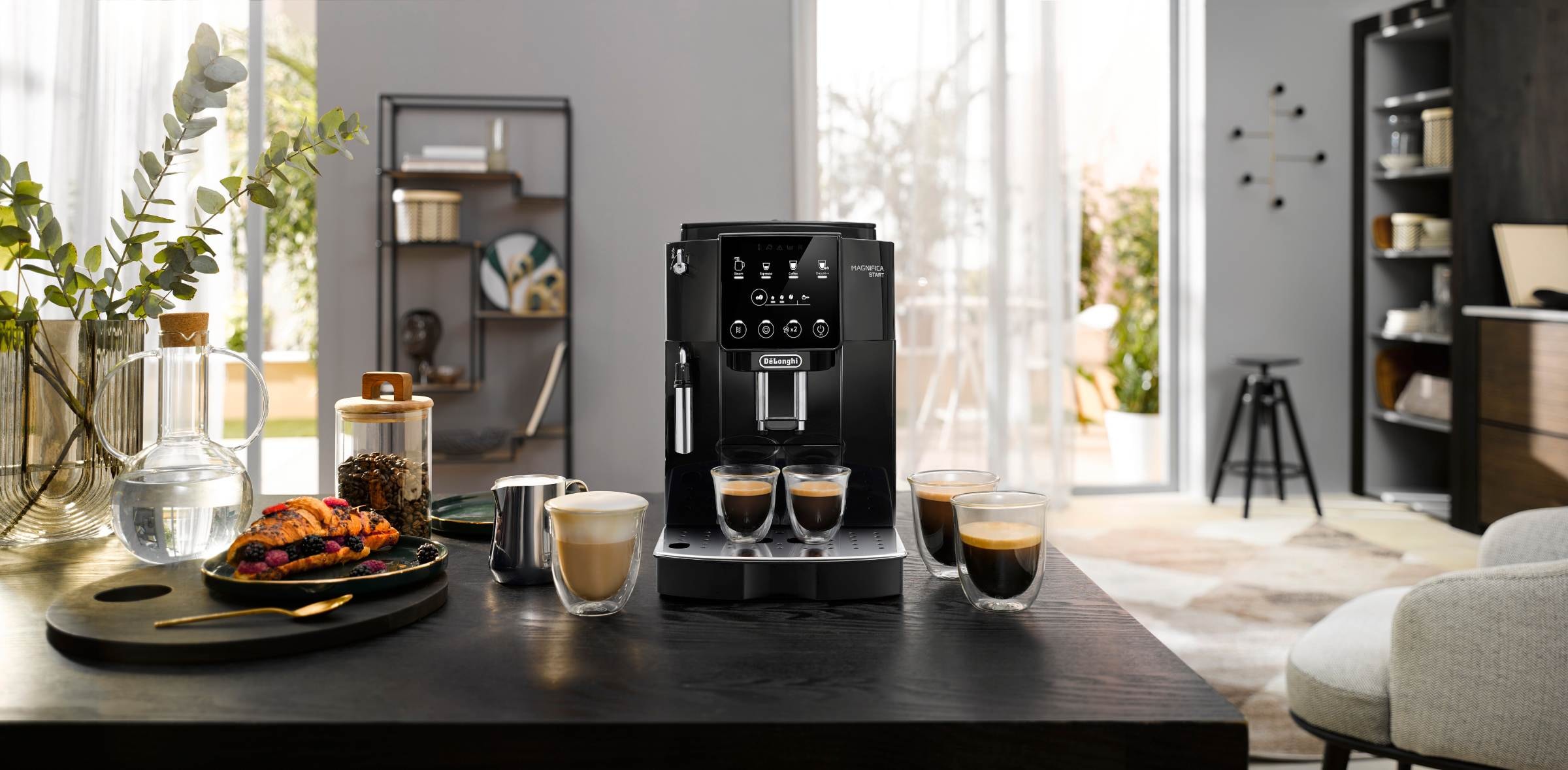 De'Longhi Magnifica S ECAM220.30.SB Entièrement automatique Machine à café  filtre 1,8 L