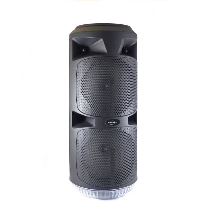Enceinte Karaoke Trolley - Bluetooth -1000W DEALSTORE Pas Cher