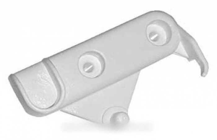 Butoir De Porte Blanc Droit Pour Réfrigérateur/Congélateur - Référence C00075600 / 482000022686 - Compatible Ariston, Hotpoint, Indesit