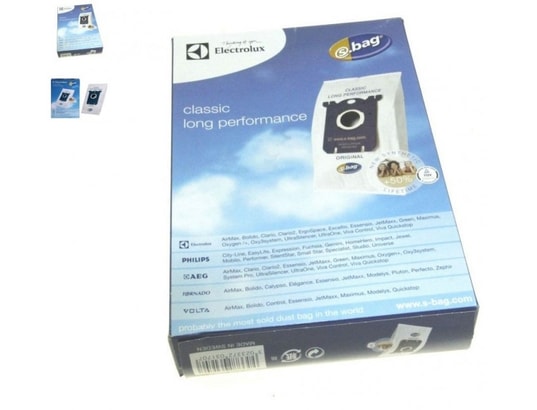Sacs à Poussière Electrolux S-bag Classic - Pack De 4 - 3.5L Filtration Performante
