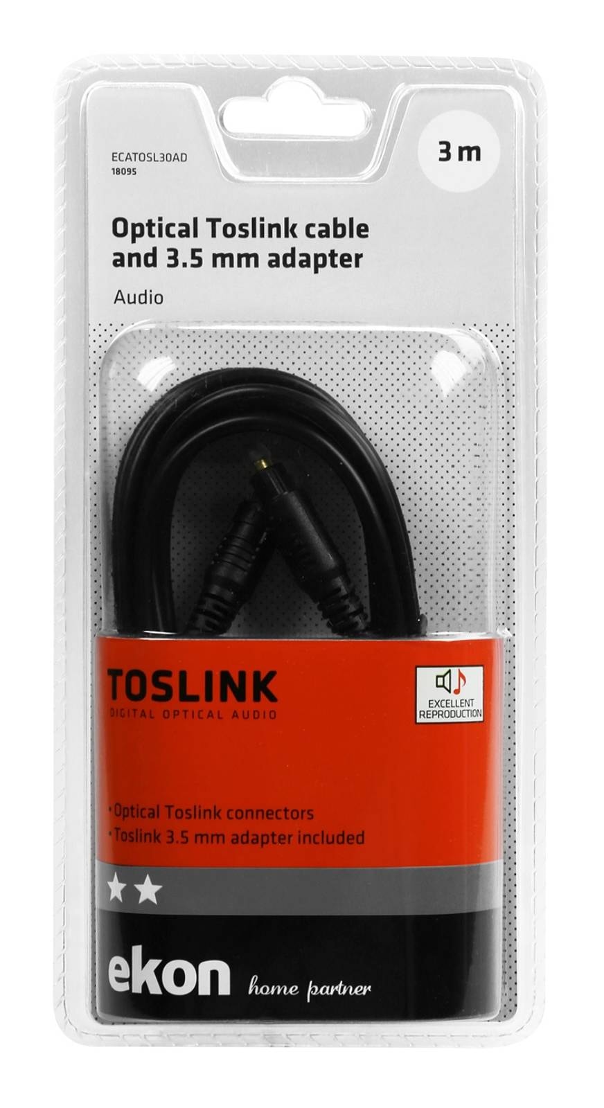 Câble optique SBS Câble optique jack 3.5 mm adaptateur Toslink Pas