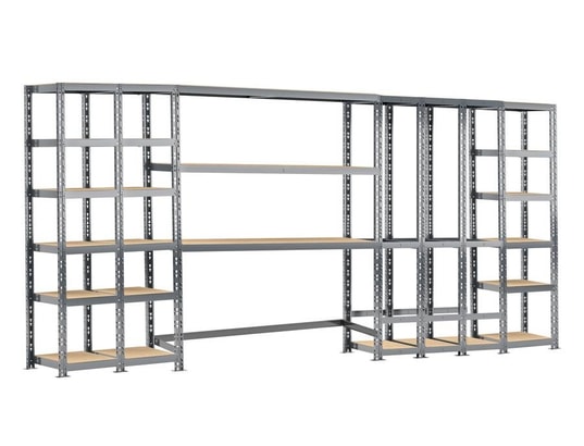 Modulö Storage Concept rangement de garage - longueur 290 cm - 16 p