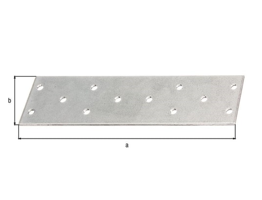 Plaque D'épissure B-Line B341 - 4 Trous, Zinguée - Pour Raccordements électriques - Neuf