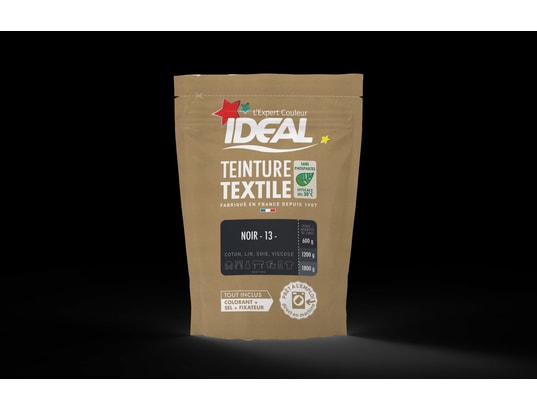 Teinture textile ideal noire 0.35 kilogramme IDEAL Pas Cher 