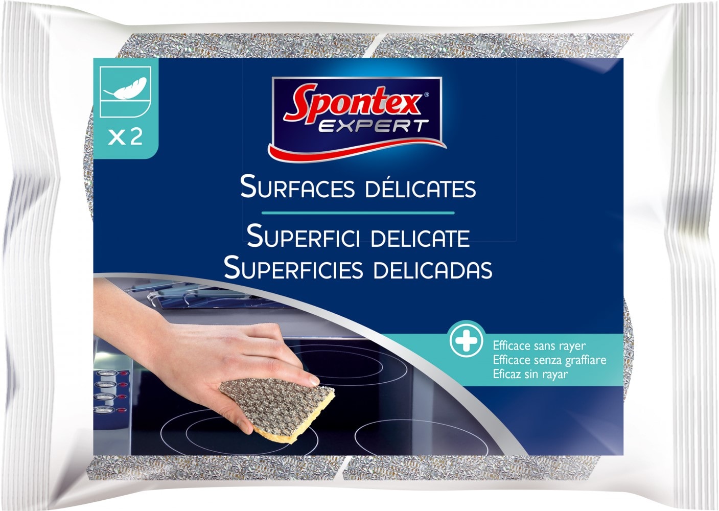 Microfibre nettoyage quotidien SPONTEX EXPERT Salle de bain