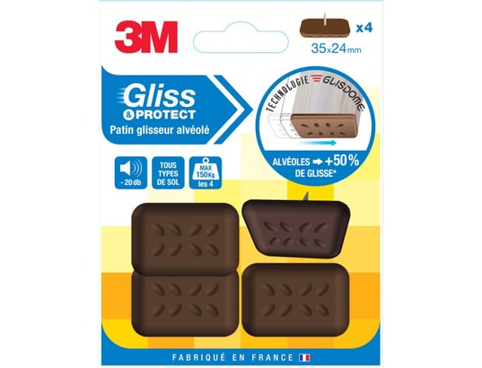 Bouchon De Tube Enkotrade Lot De 4 Bouchons à Lamelles Pour Tubes Patin Glissant Pour Meuble