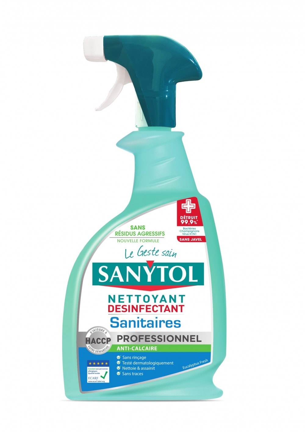 Nettoyant desinfectant détartrant sanytol 0.75l CENTRALE BRICO